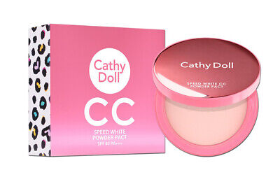 CATHY DOLL CC Speed WhiteX3 Powder Pact SPF40 PA+++: Bedak Tabur Pemutih dan Perlindung Sinar UV